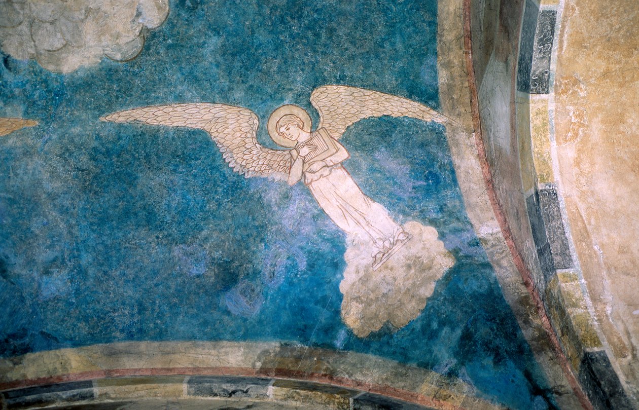 Engelfresko im Vestibül von Unknown