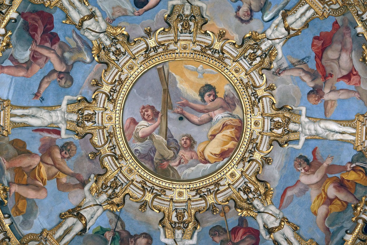 Innenraum der Madonna della Ghiara, Reggio Emilia, Emilia-Romagna, Italien von Unknown