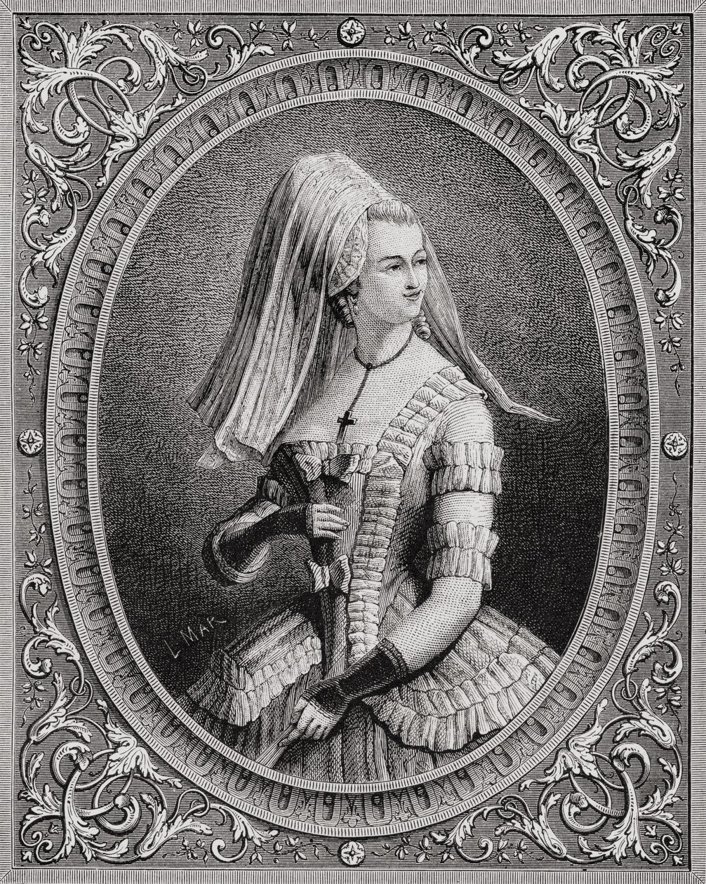 Yolande Martine Gabrielle de Polastron, Madame de Polignac, aus 