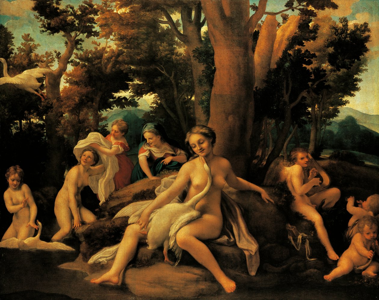 Leda von (c.1489 1534) Correggio