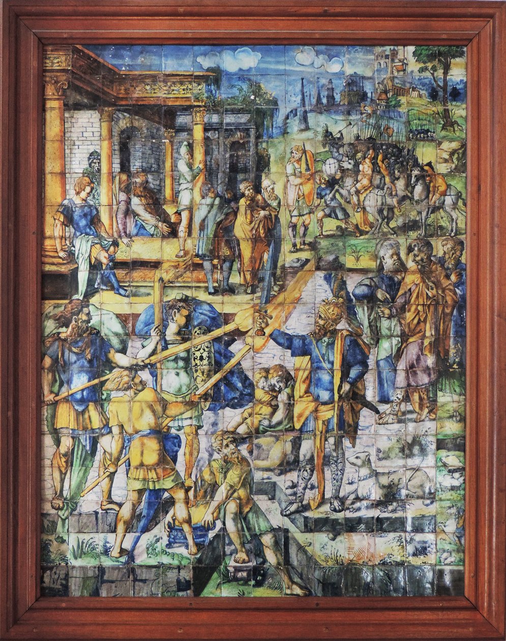 Chantilly, Schloss: Kachelbild von Unknown