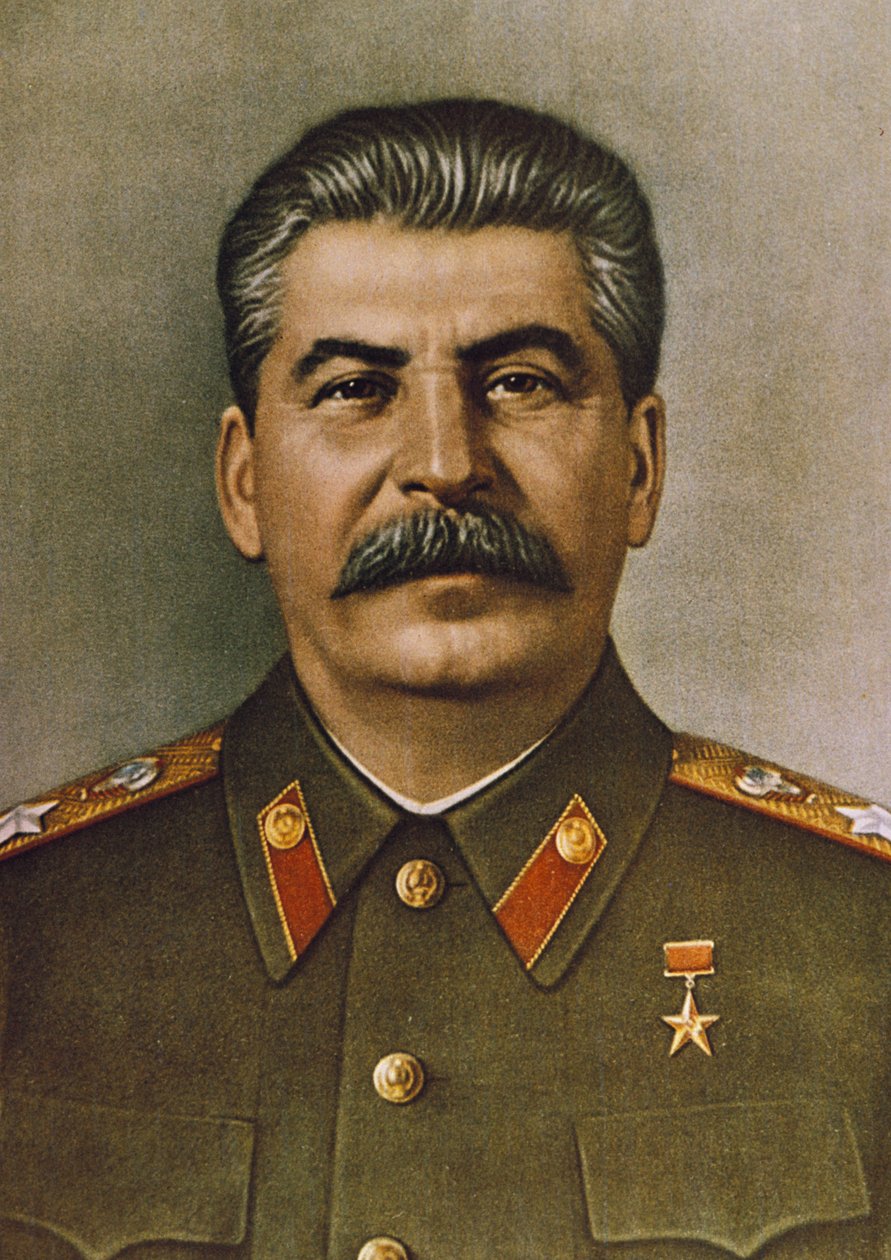 Porträt von Joseph Stalin von Unknown