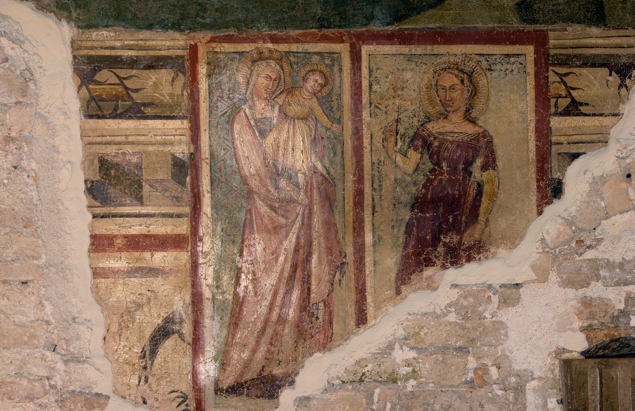 St. Maria in Piano Kirche, Loreto Aprutino, Abruzzen, Italien von Unknown