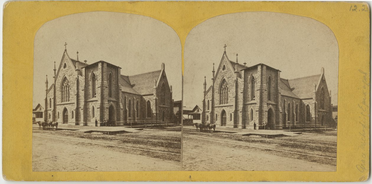 Grace Methodist Episcopal Church, Chicago, ca. 1870 von American Photographer