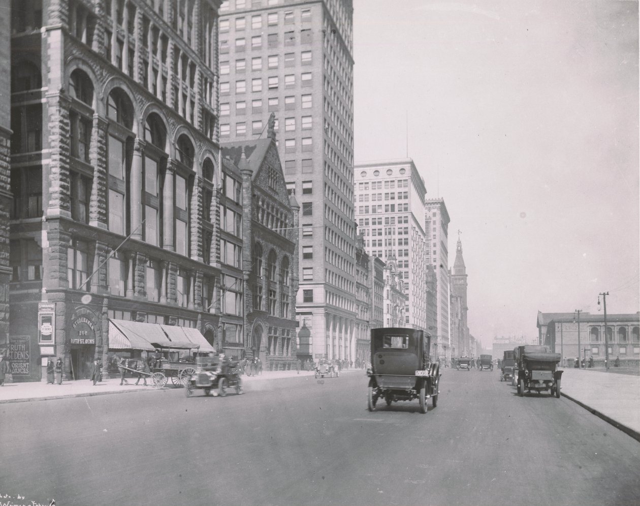 Ansicht der Michigan Avenue, Chicago, Blick nach Norden von Congress von American Photographer