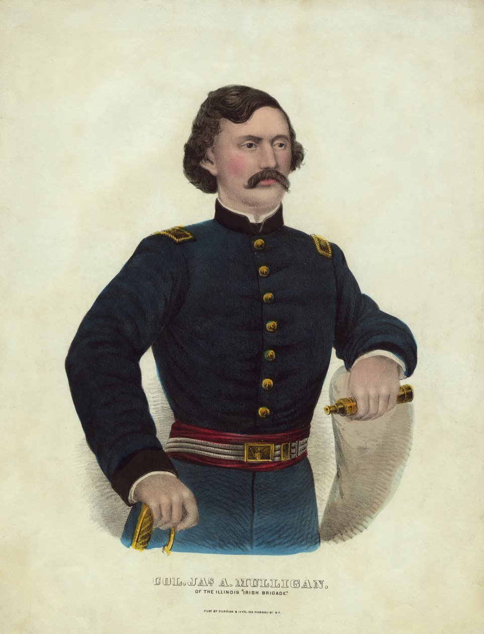 Col. Jas. A Mulligan, der Illinois Irish Brigade, veröffentlicht von American School