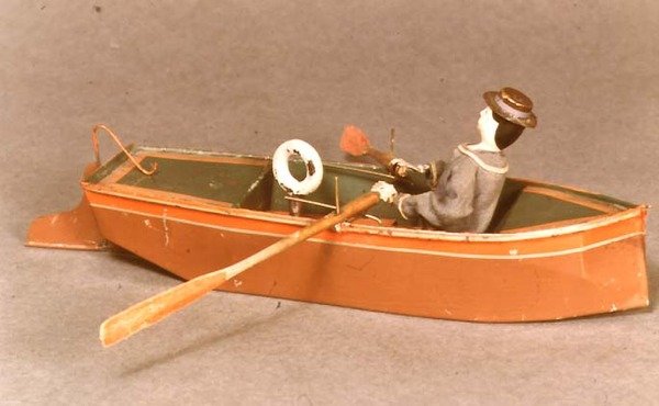 Spielzeugboot und Matrose, Ives, 1869 von American School