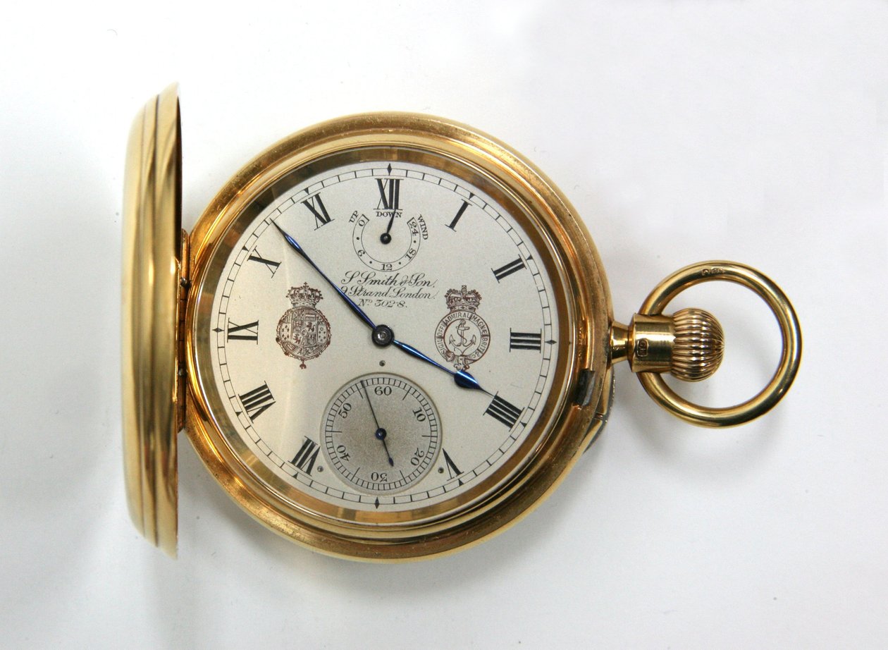 Taschenuhr, signiert S. Smith & Son, 1907 von English School