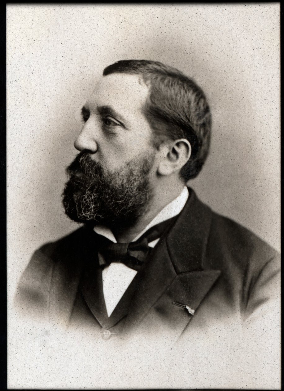 Porträt von Émile Pessard (1843-1917), französischer Komponist von French Photographer