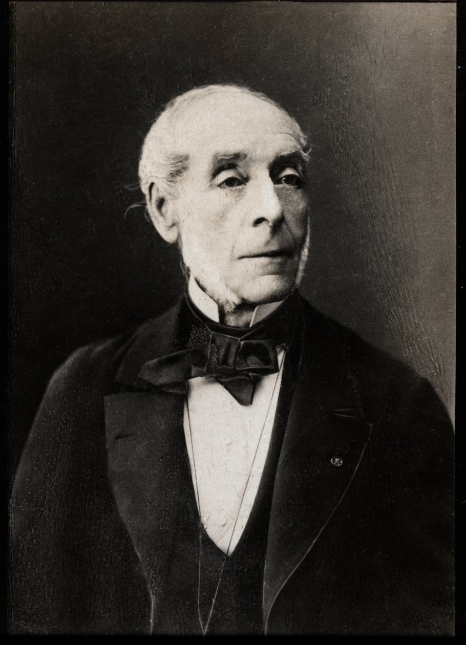 Porträt von Ernest Legouvé (1807-1903), französischer Dramatiker von French Photographer