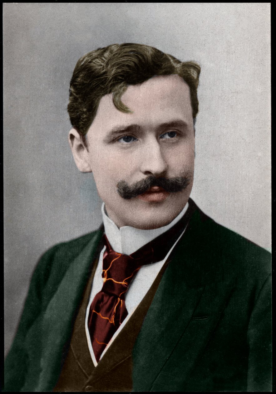 Porträt von Georges Feydeau (1862-1921), französischer Dramatiker von French Photographer
