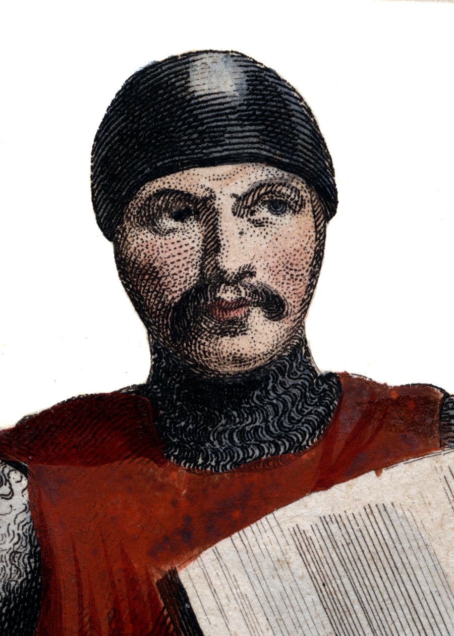 Porträt von Robert IV. der Starke (Rutpert) (ca. 815-866), Graf von Orléans von French School