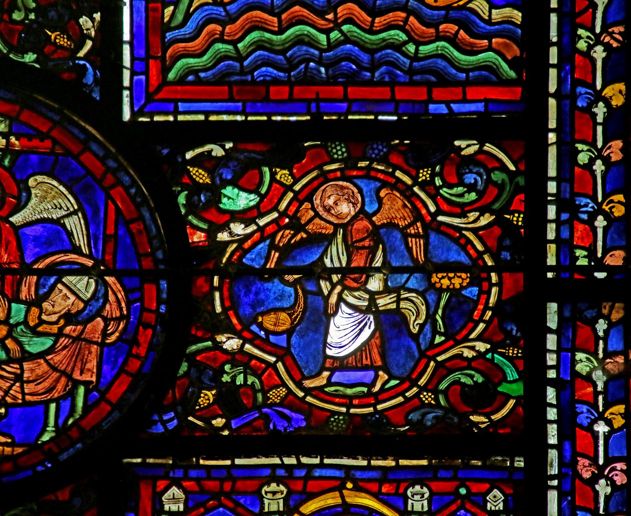 Szene aus dem Leben des heiligen Martin, Kathedrale von Chartres von French School