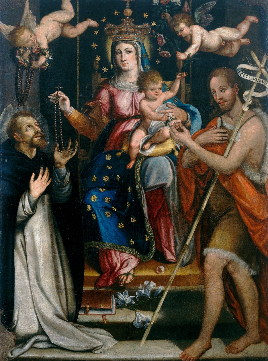 Madonna des Rosenkranzes von Italian School