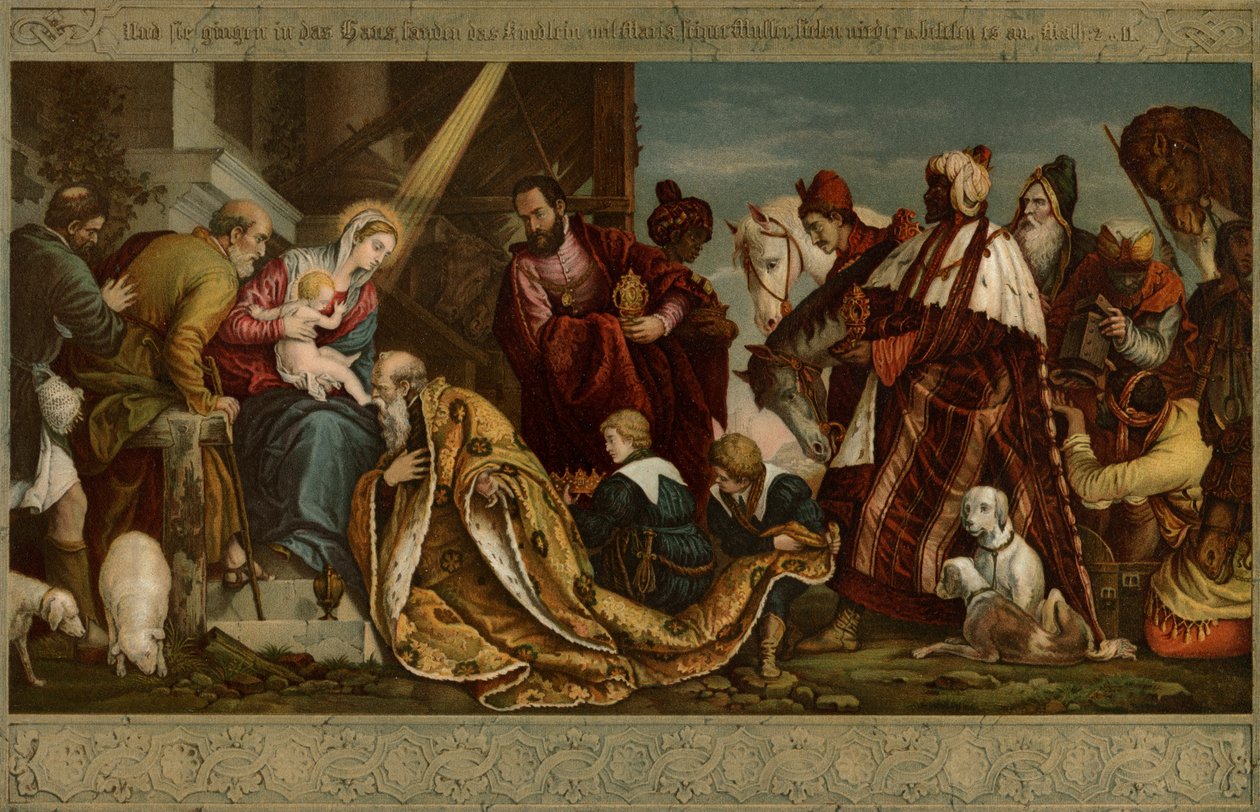 Die Anbetung der Könige von after Veronese