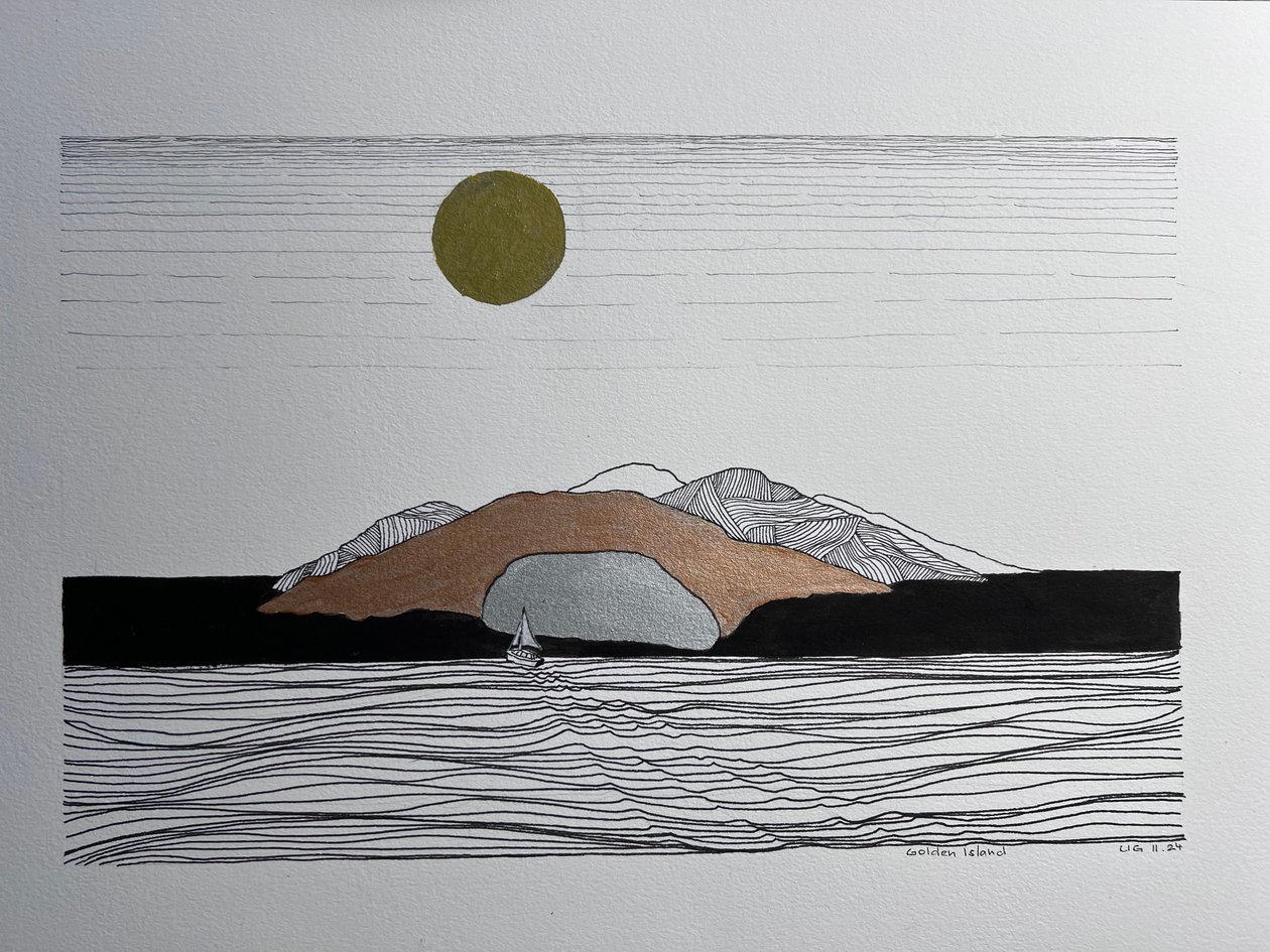 Golden Island von Urs Grünenfelder