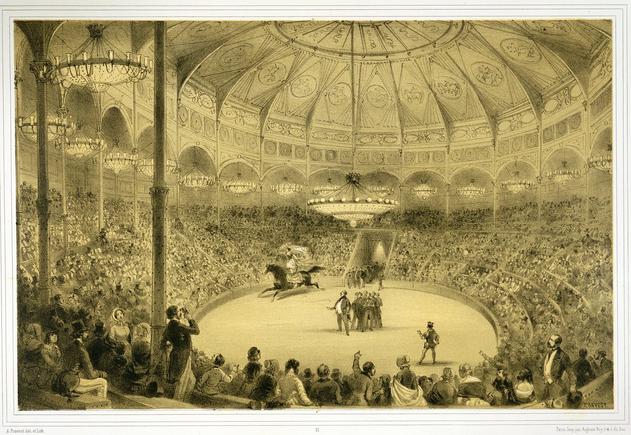 Der Nationalzirkus, veröffentlicht von Auguste Bry von A Provost