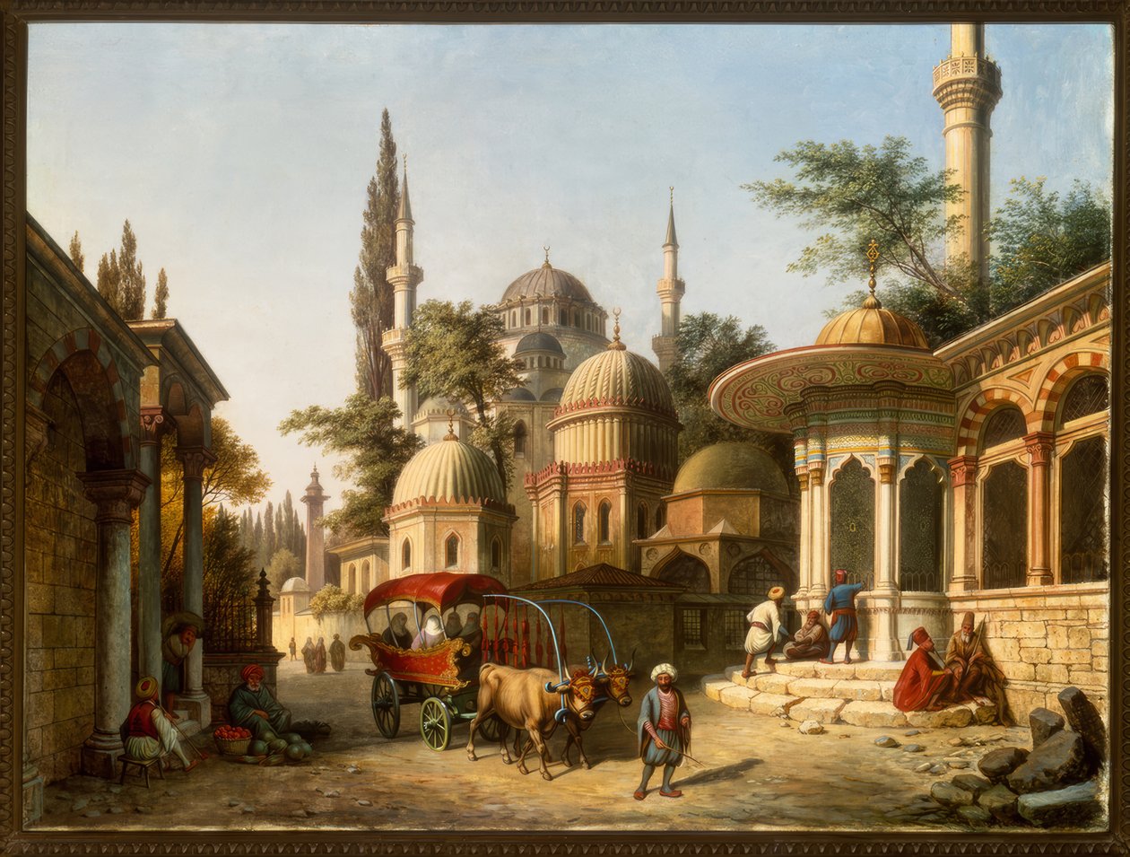 Ansicht einer Moschee in Istanbul von A. Finke