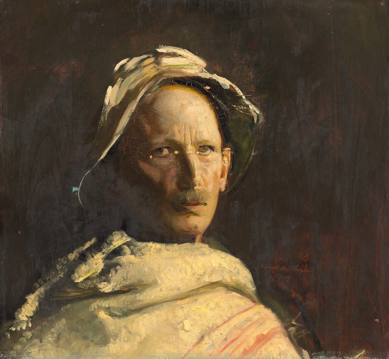 Selbstporträt, 1919 von Abbott Handerson Thayer