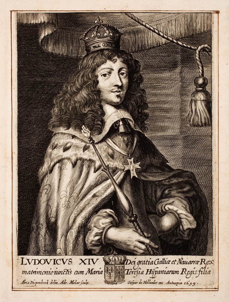 Ludwig XIV. von Frankreich von Abraham van Diepenbeeck