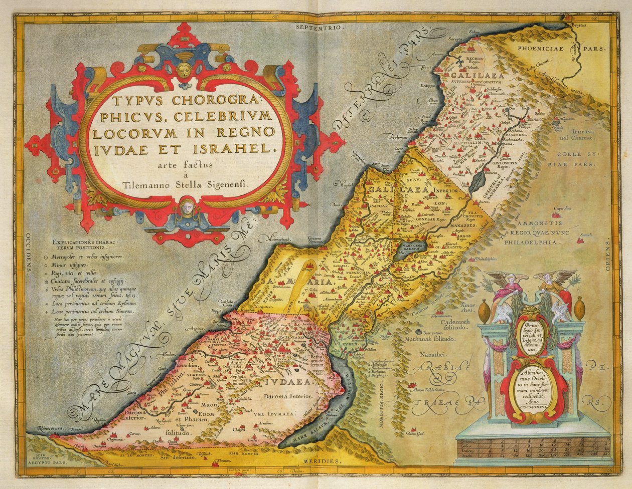 Berühmte Orte in Judäa und Israel, aus dem 