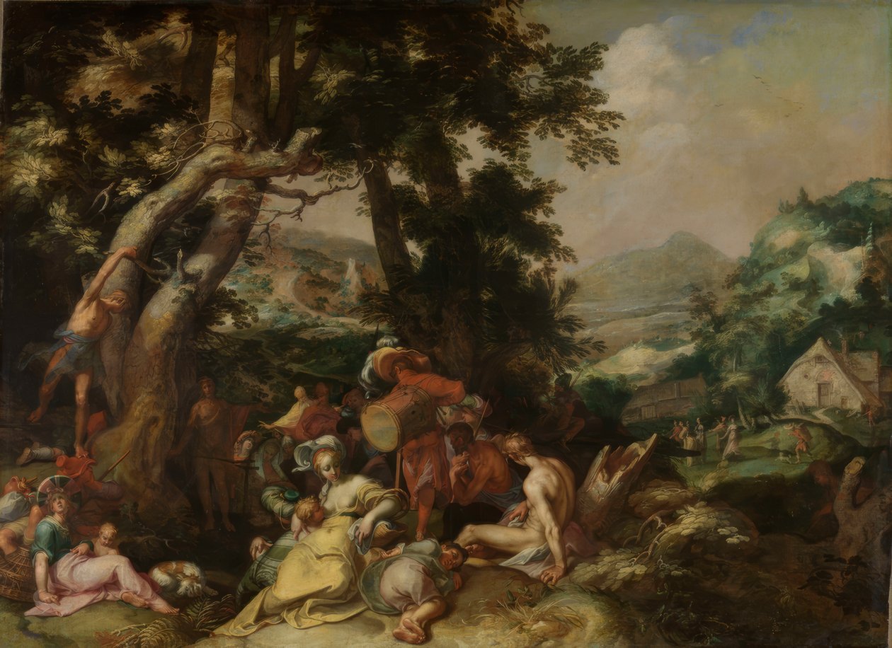 Predigt Johannes des Täufers von Abraham Bloemaert