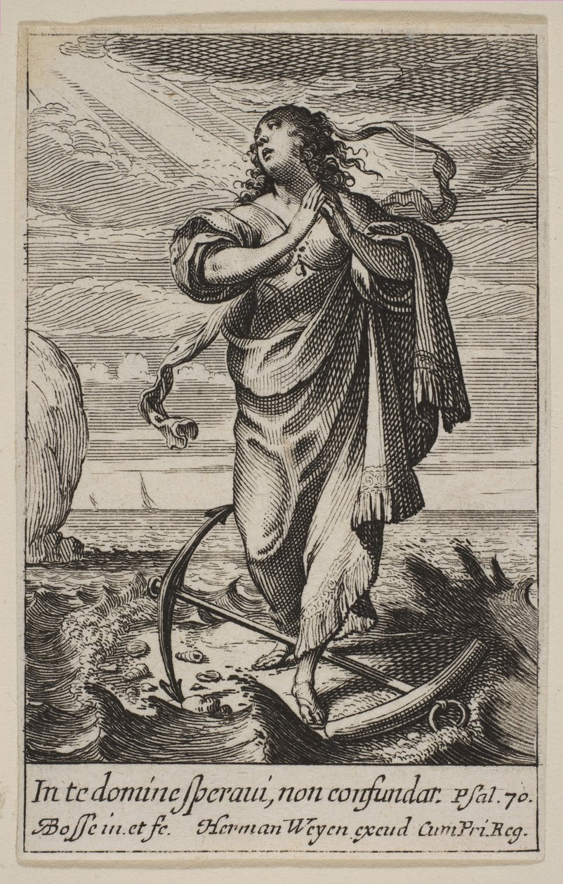 Hoffnung, 1636 von Abraham Bosse