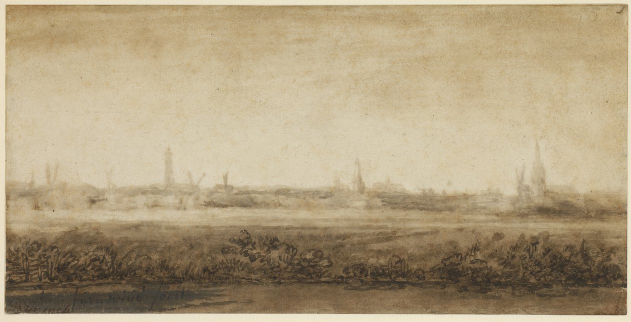 Ein Blick auf Amsterdam von Abraham Furnerius