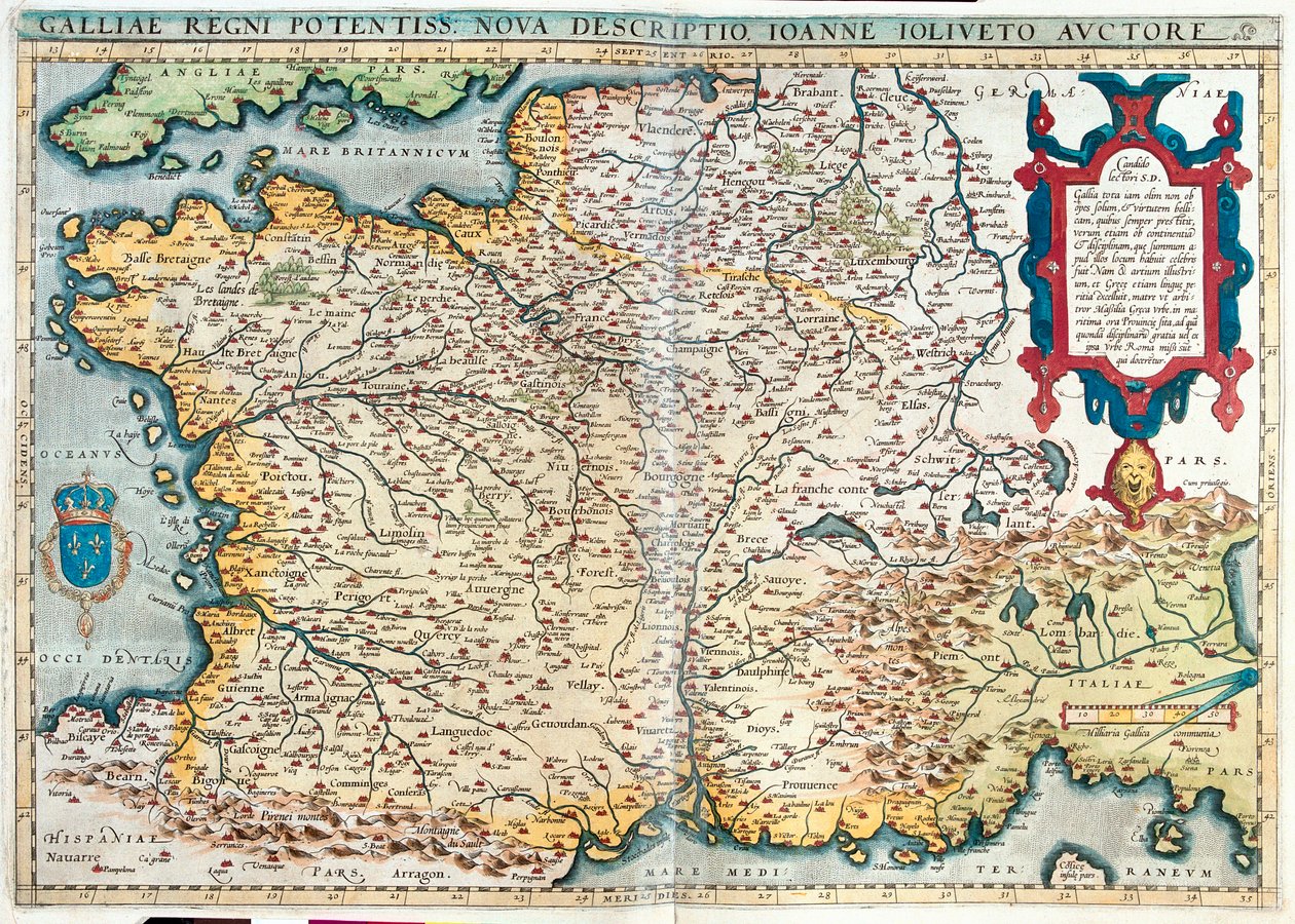 Frankreich von Abraham Ortelius