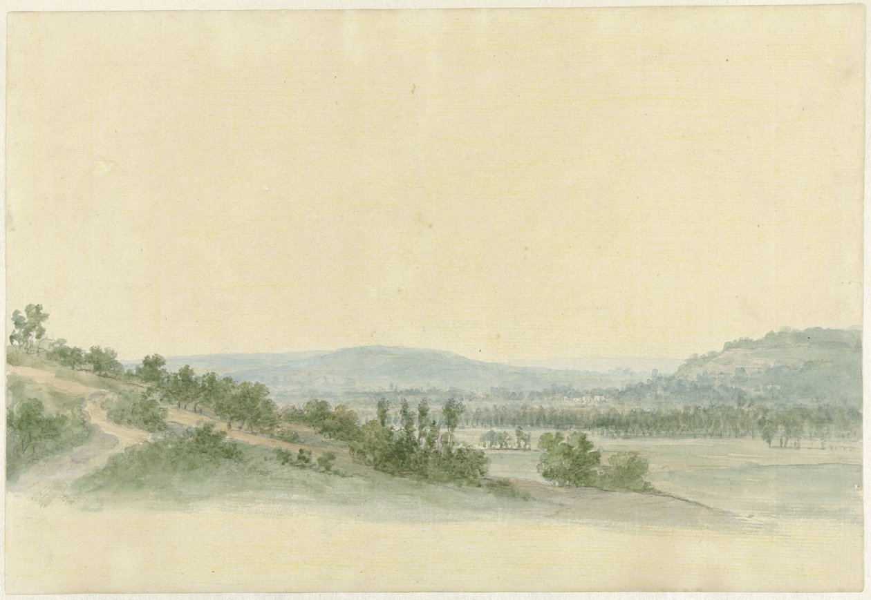 Hügelige Landschaft von Abraham Teerlink
