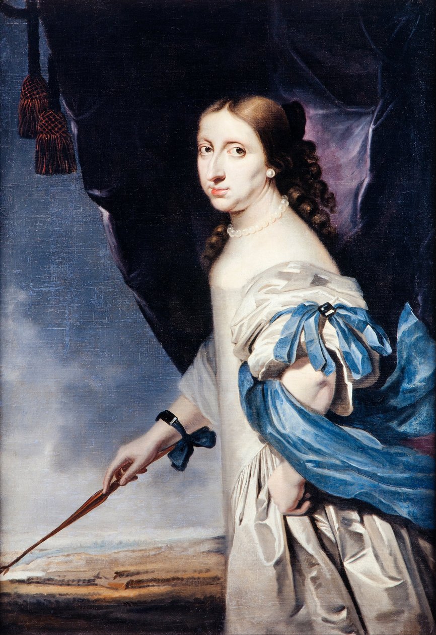 Porträt von Königin Christina von Schweden von Abraham Wuchters
