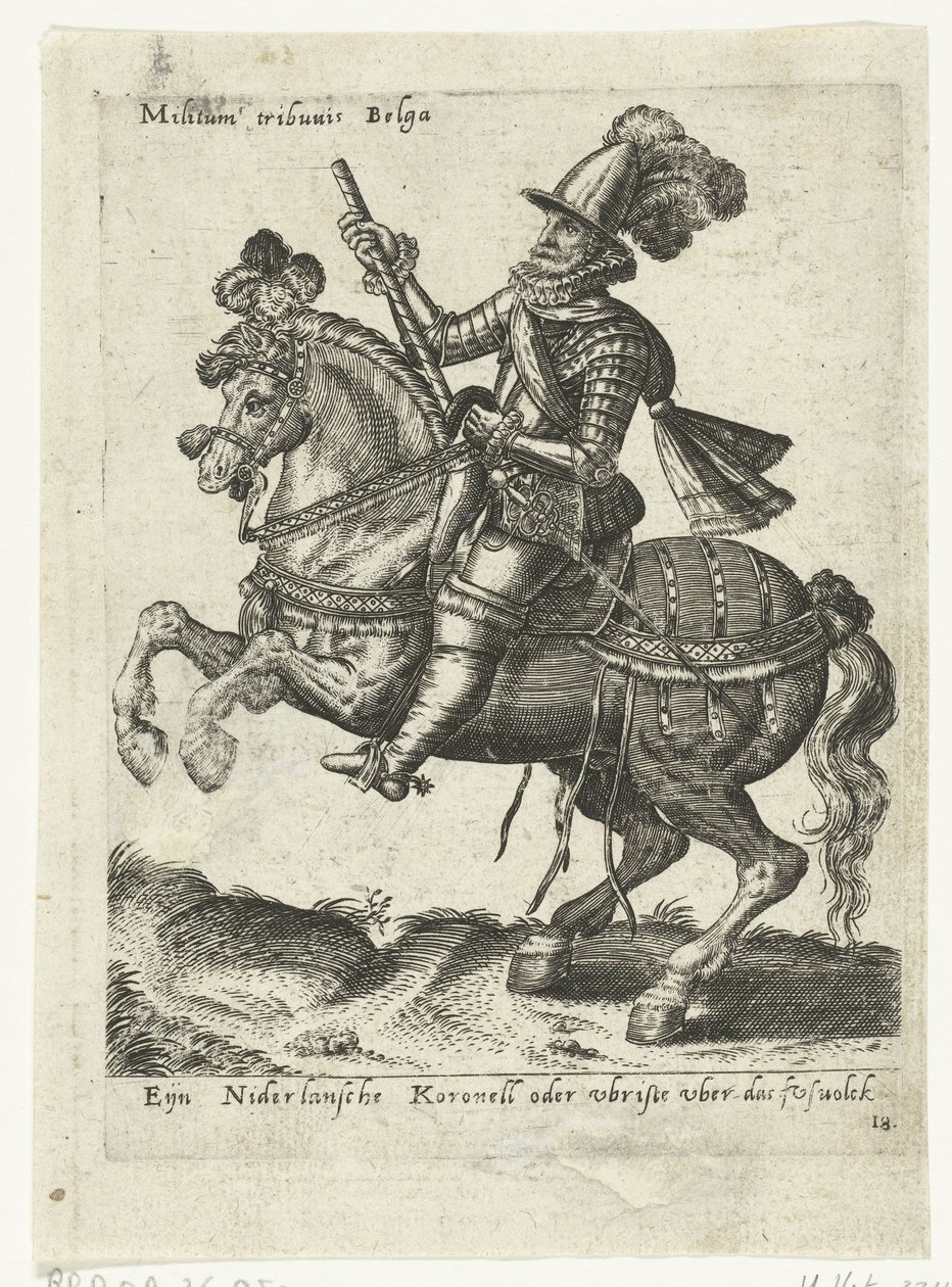 Niederländischer Reiter-Kommandant von Abraham de Bruyn (attributed to)