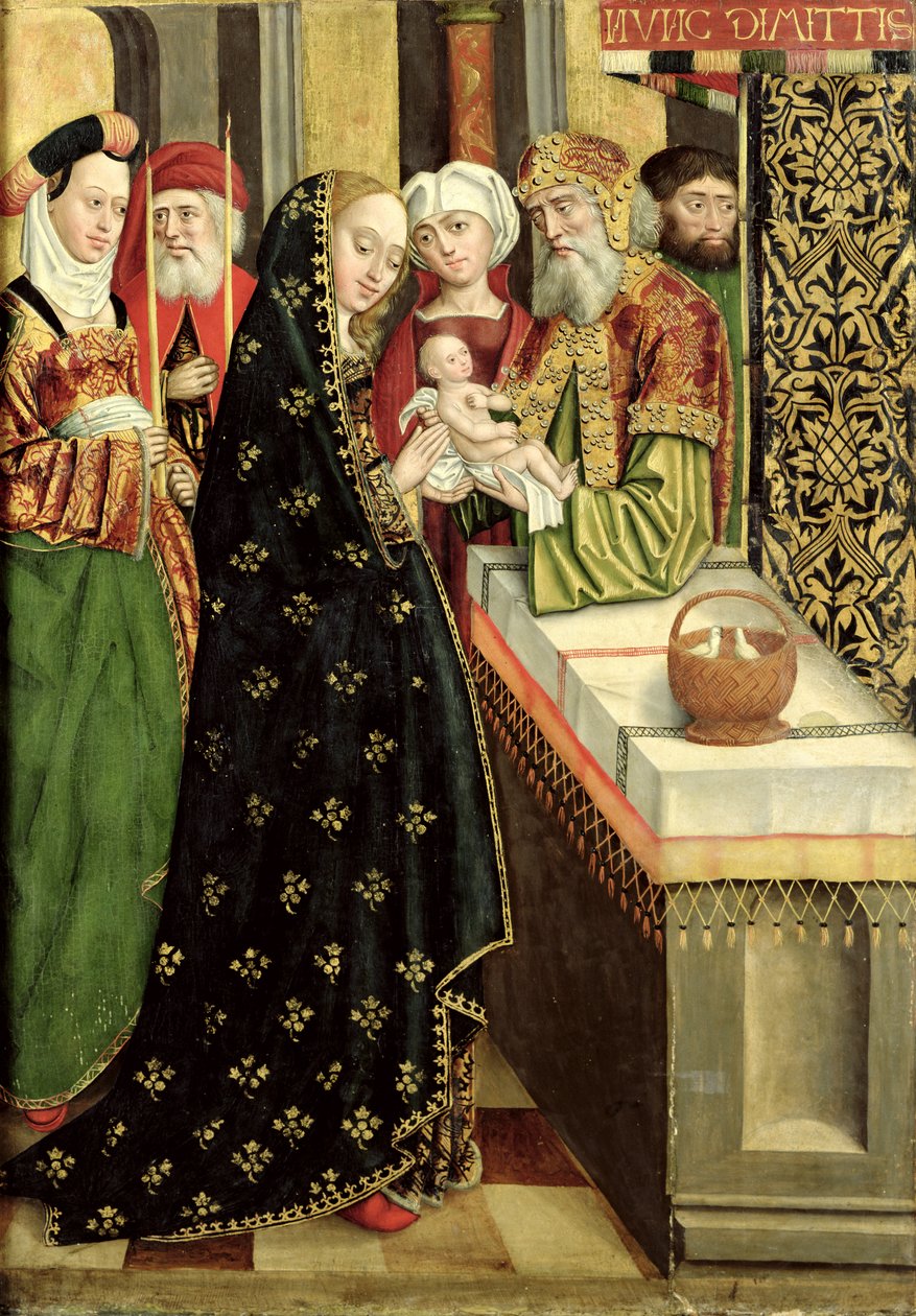 Die Darstellung im Tempel, vom Kuppelaltar, 1499 von Absolon Stumme