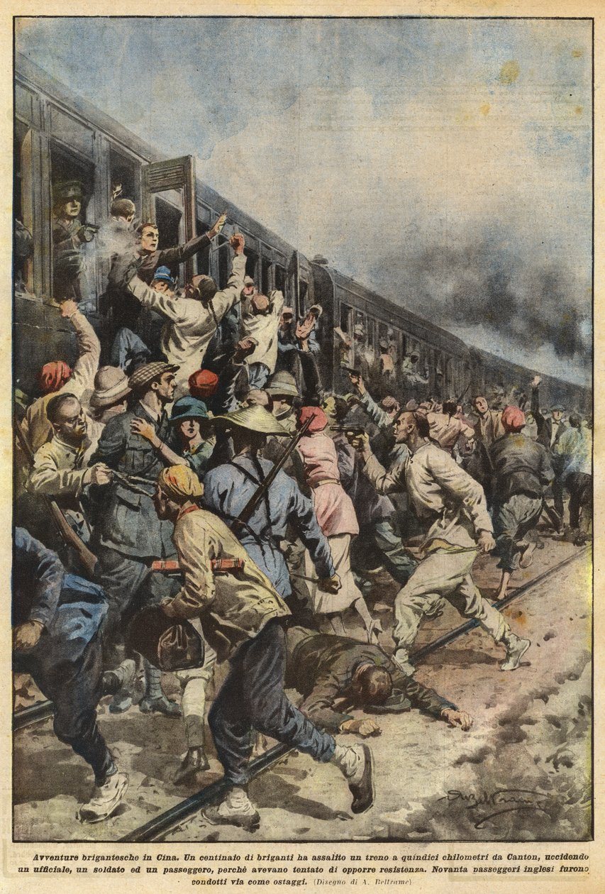 Räuberabenteuer in China von Achille Beltrame