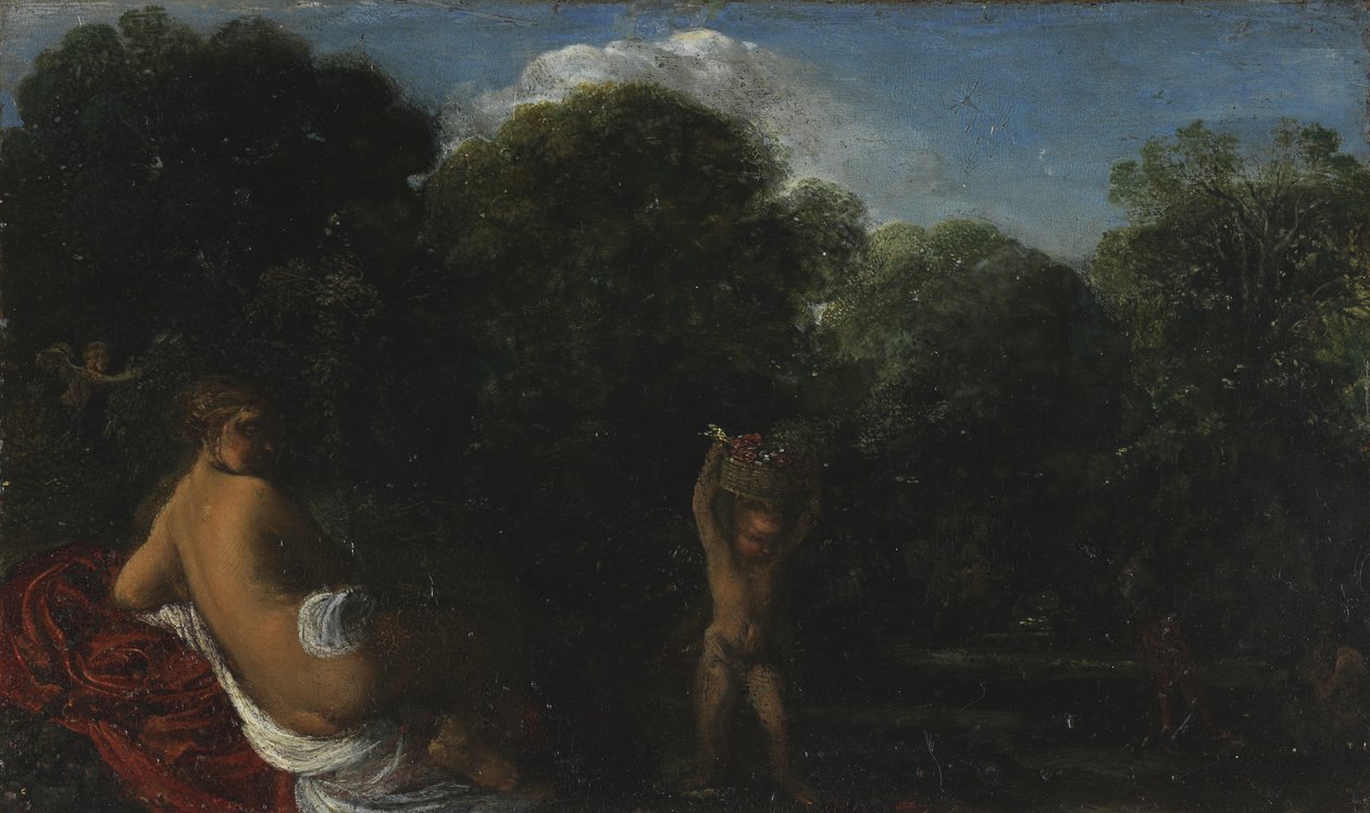 Venus und Amor von Adam Elsheimer