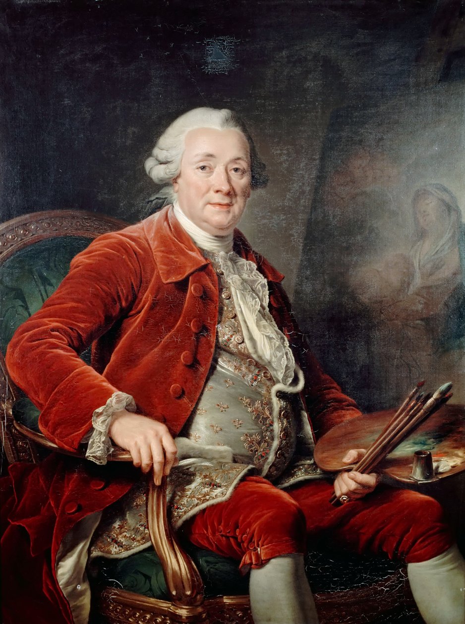 Porträt von Charles-Amédée-Philippe van Loo von Adelaide Labille Guiard