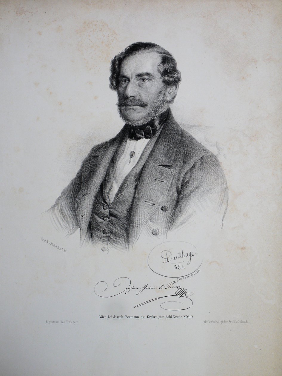 Johann Gabriel Seidl (1804-1875) von Adolf Dauthage