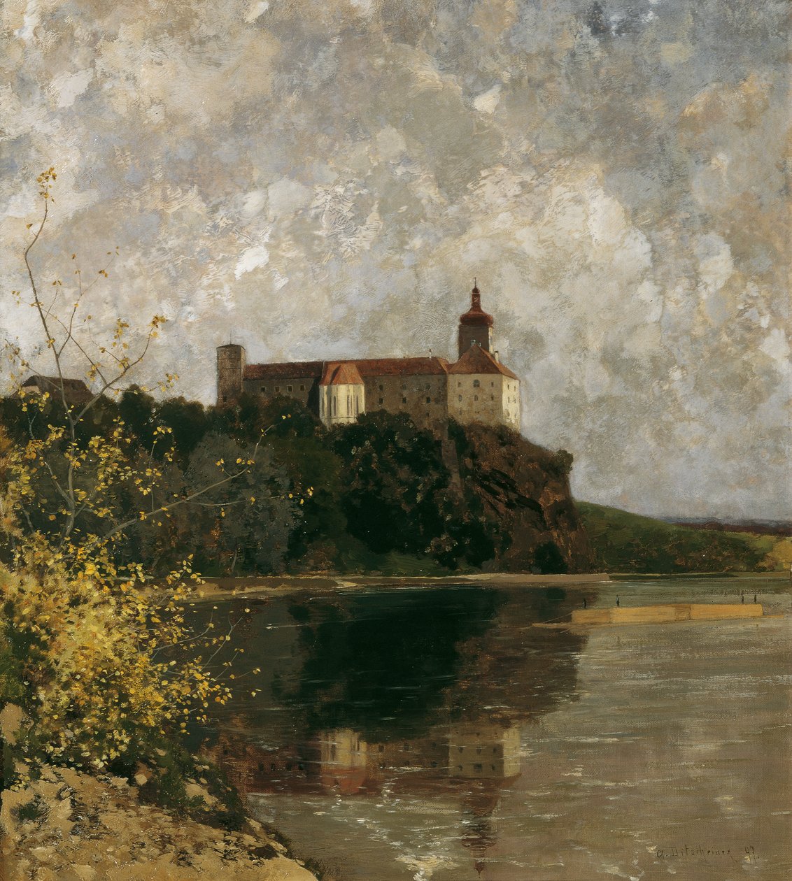 Schloss Persenbeug von Adolf Gustav Ditscheiner
