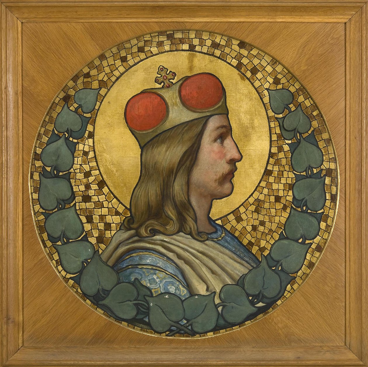 Heiliger Wenzel I., Herzog von Böhmen, 1900 von Adolf Liebscher