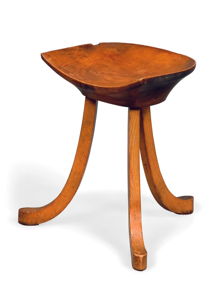 Dreibeinhocker, ca. 1905 von Adolf Loos
