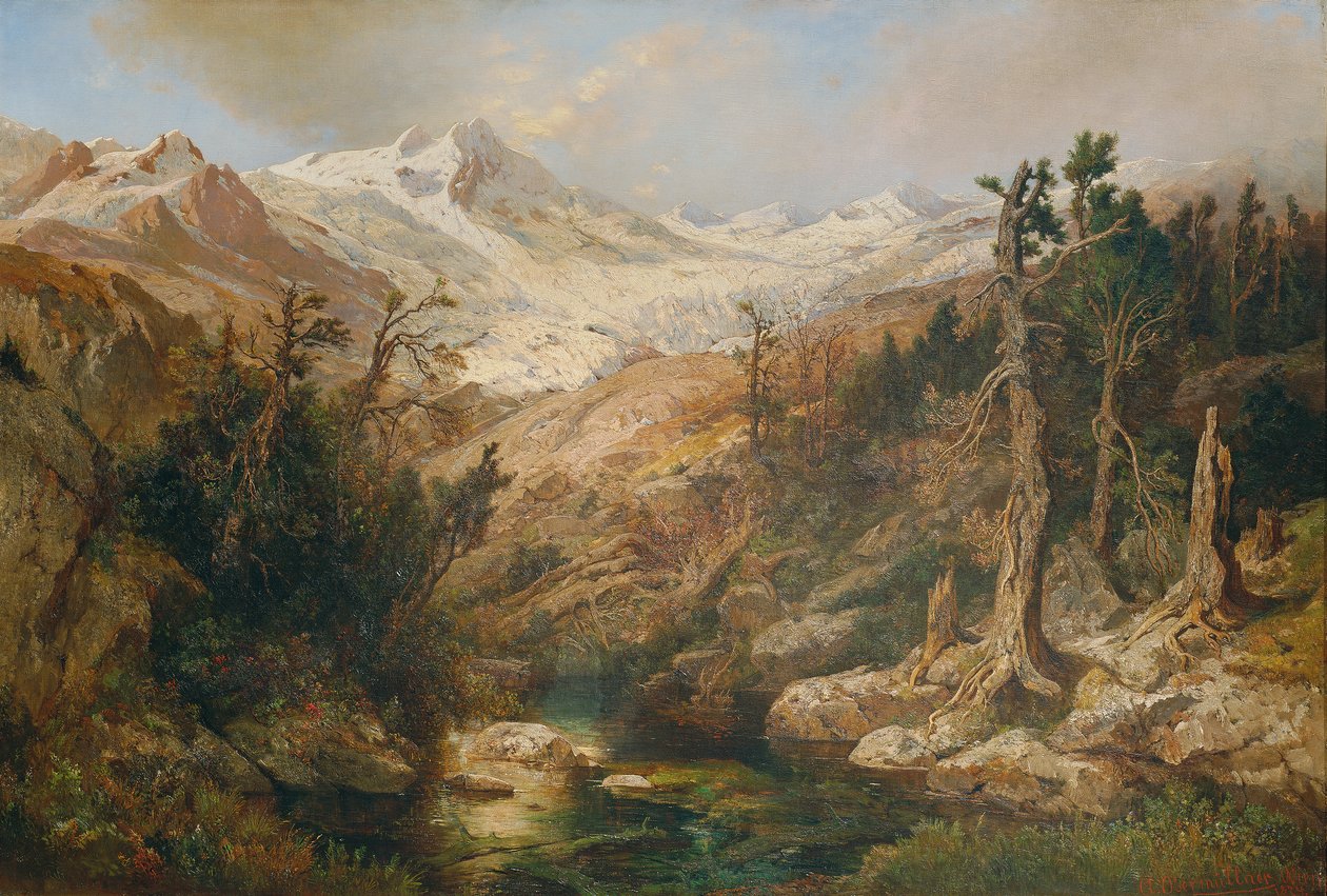 Rauriser Goldberggletscher von Adolf Obermüllner