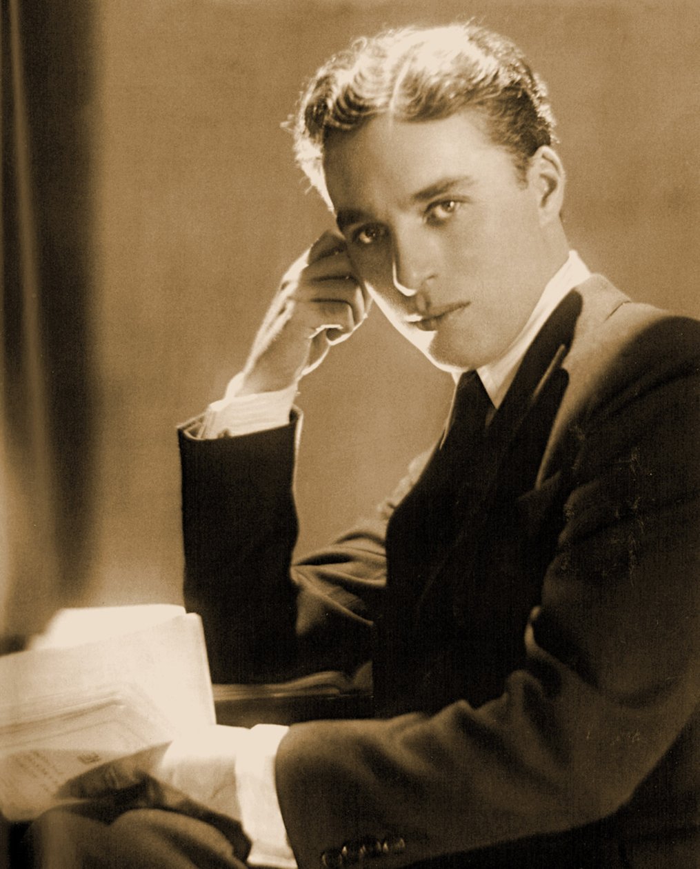 Porträt von Charlie Chaplin von Adolf de Meyer