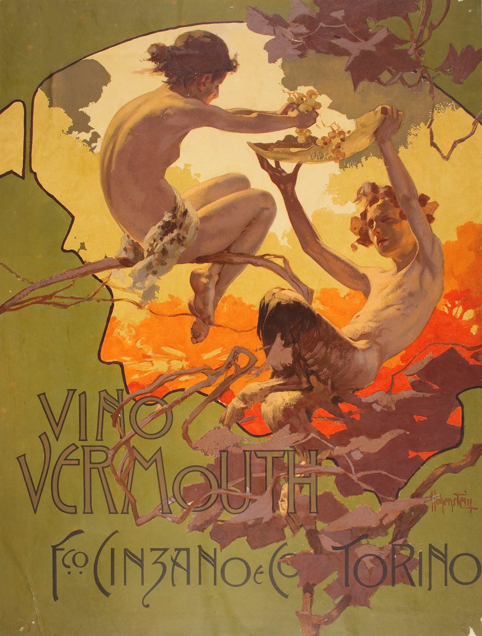Wermut Cinzano, 1901 von Adolfo Hohenstein