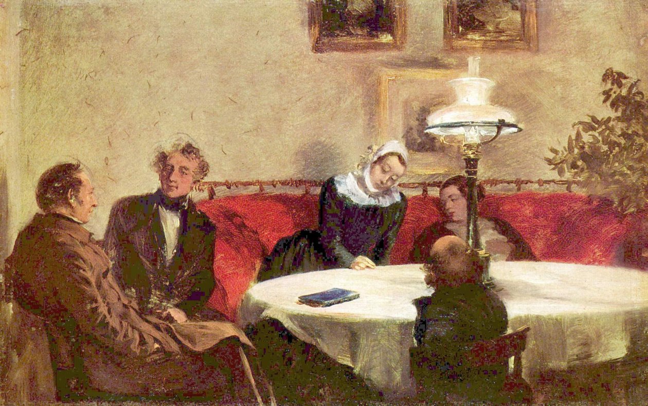 Abendgesellschaft von Adolph Menzel