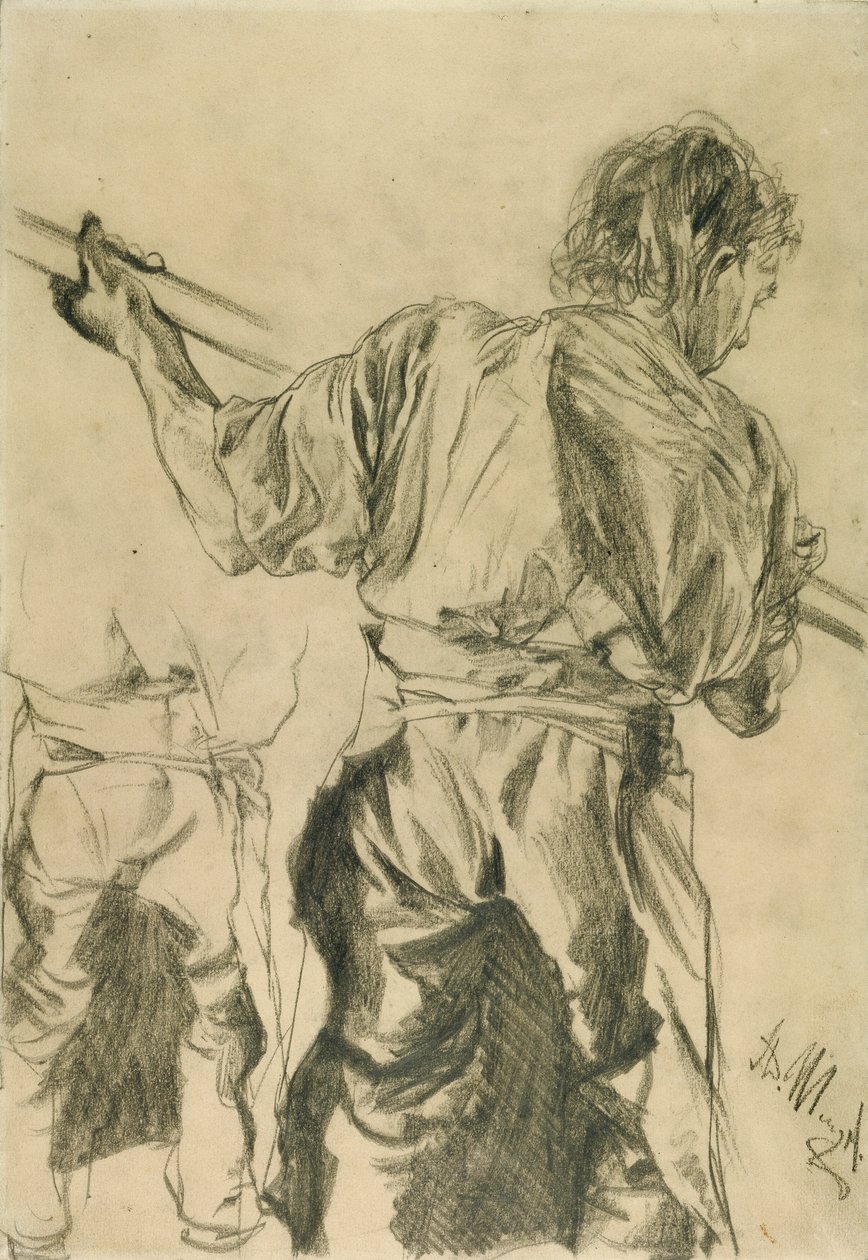 Figurenstudie von Adolph Menzel