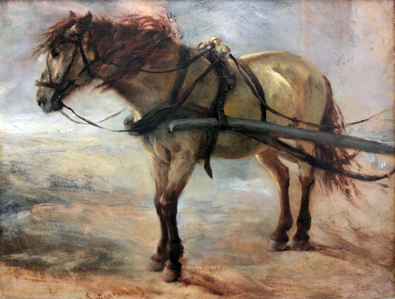 Karrengaul von Adolph Menzel