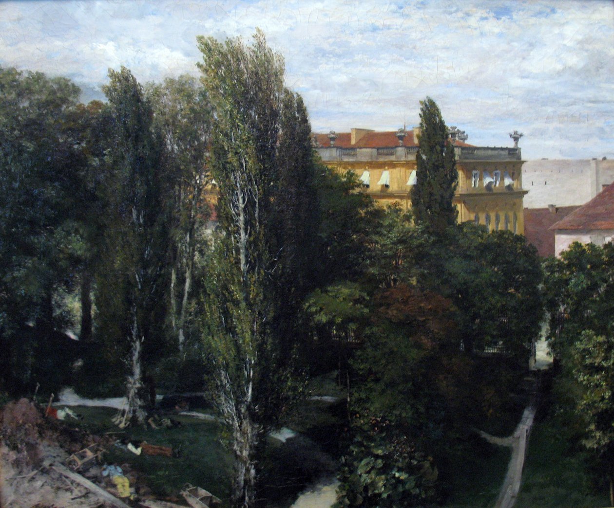 Palaisgarten des Prinzen Albrecht von Adolph Menzel