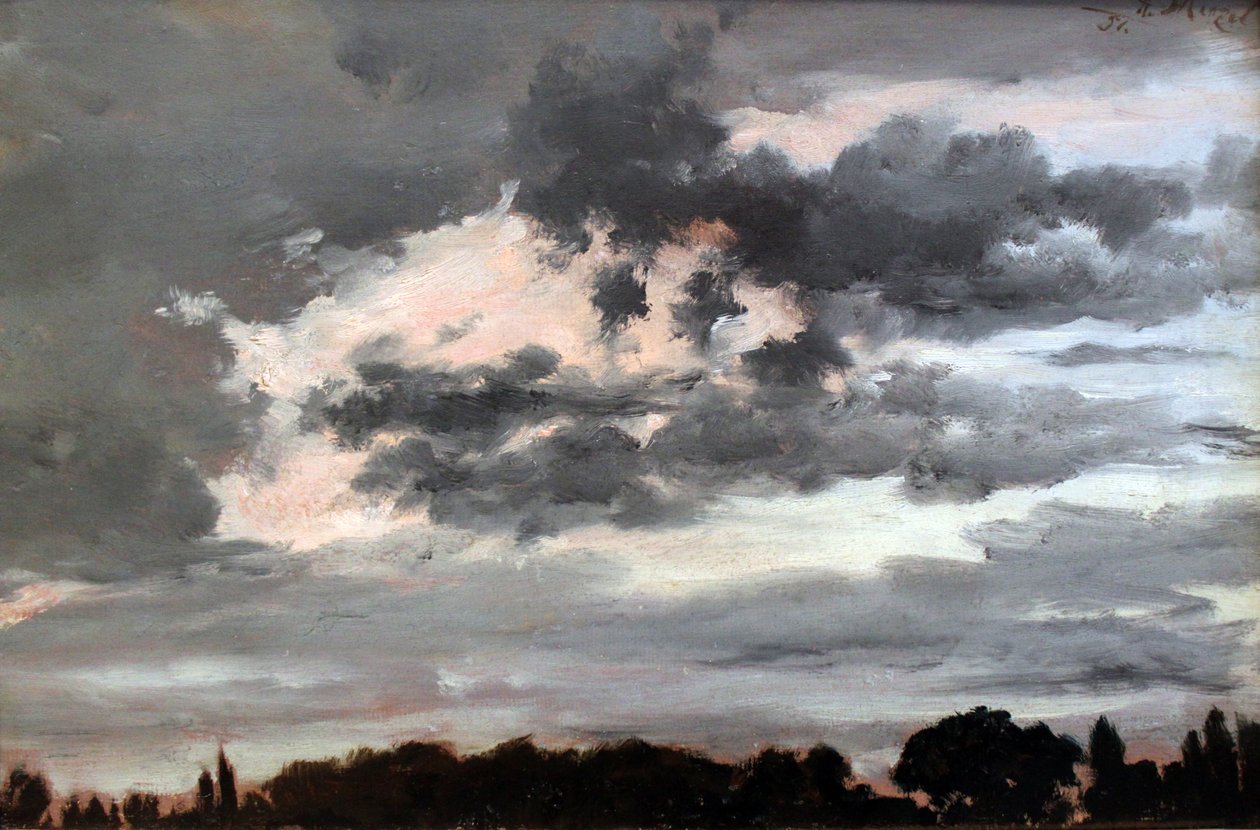 Wolkenstudie von Adolph Menzel