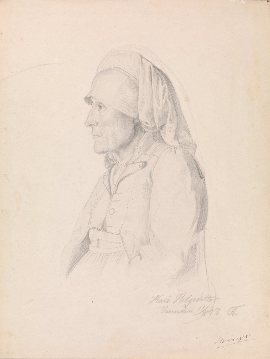 Kari Helgesdatter Vasenden, Granvin von Adolph Tidemand