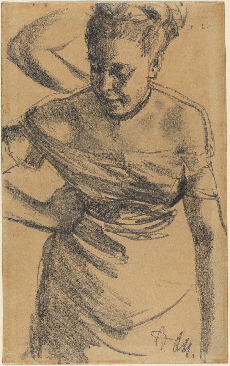 Studie einer Frau von Adolph Menzel